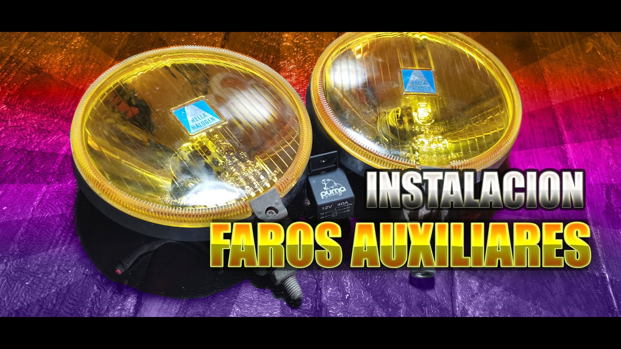 INSTALANDO faros AUXILIARES HELLA | angel z