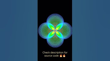 2D Circular design using python 🤩😍 || #shorts #python