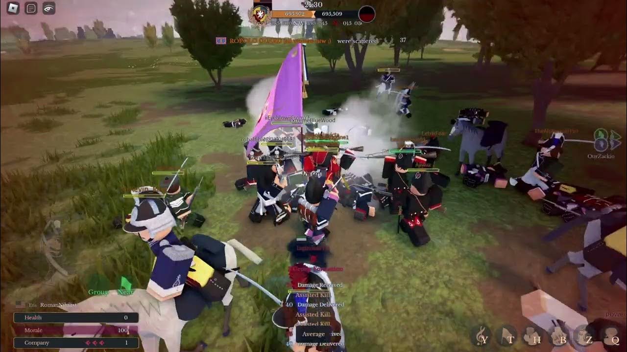 Roblox Napoleonic Wars | United States Army | Goofy Cavalry Battle