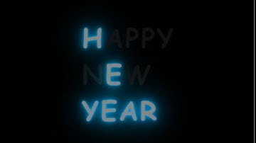 How to Make a Happy New Year Glowing Effect Using HTML And CSS || #codingissoeasy #happynewyear2023