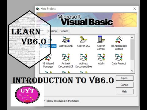 Introduction to visual basic6.0 explained with example//English - YouTube