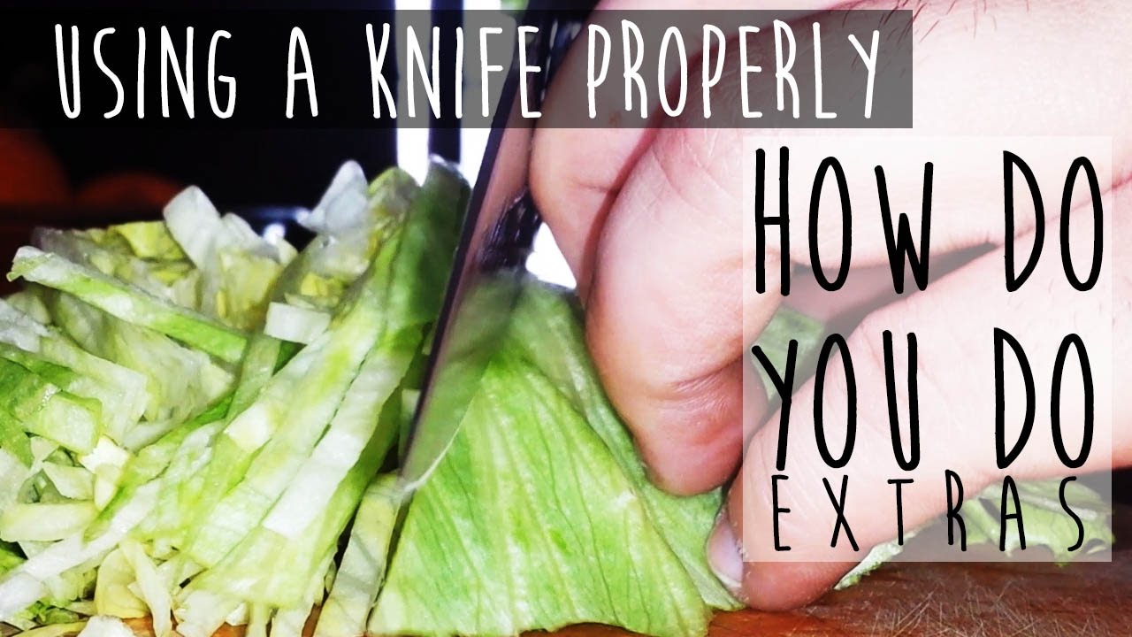 Kitchen Tip How to Use a Knife Properly [How Do You Do] YouTube
