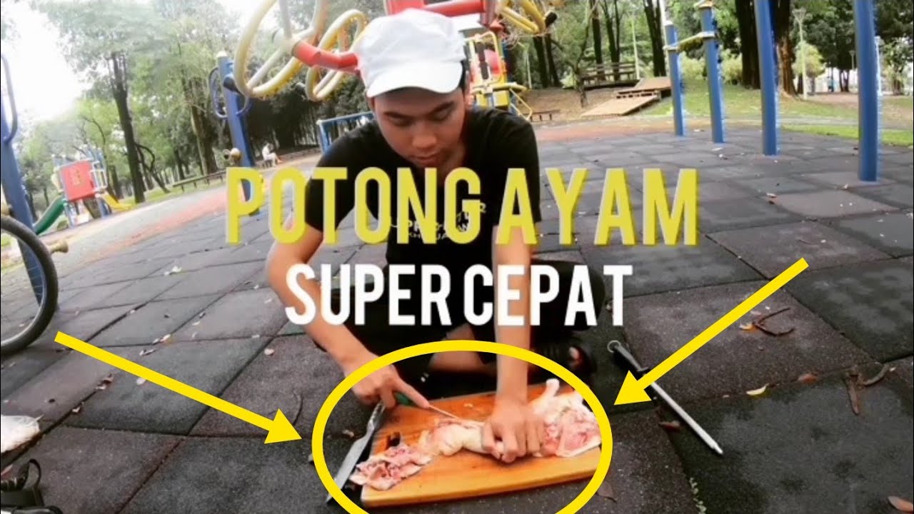 CARA POTONG AYAM CEPAT 1 MENIT (EPS 1) 