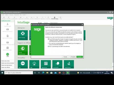 #EP 02 Sage Gestion Commercial I7[Création de fichier commercial] En darija