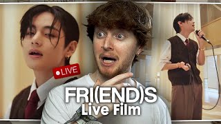 HE'S TOO COOL! (V ‘FRI(END)S’ Live Film | Reaction)