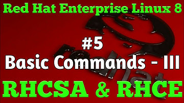 #5 Basic Commands Part - 3 in Hindi | Red Hat Enterprise Linux | RHEL | RHCSA | RHCE | Jen Tech