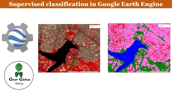 Supervised classification using Google Earth Engine || Landcover classification