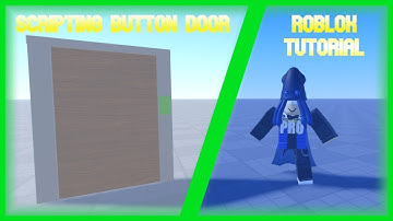How to script simple button door | ROBLOX Studio Tutorial