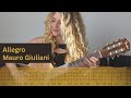 Allegro in a minor  mauro giuliani  tab