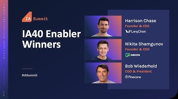 IA Summit 2023: IA40 Winner Spotlights (LangChain, Neon, Pinecone)