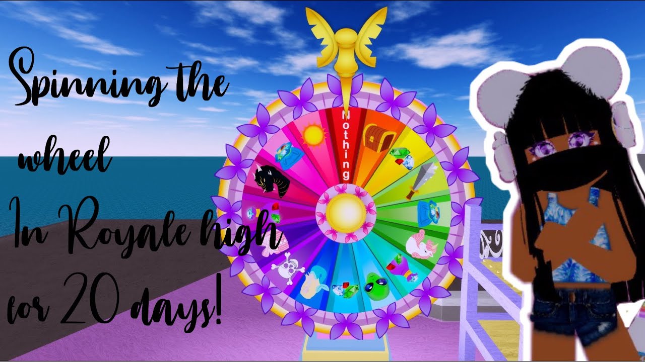 Spinning the wheel in Royale High for 20 days! YouTube