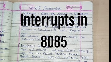 8085 interrupts microprocessor #8085 #interrupts #microprocessor #trending