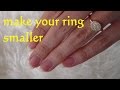 DIY Resize Ring smaller - How To Make a Ring Smaller - Lifehack resize a Wedding Ring