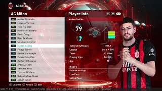 AC Milan 2025/2026 Facepack PES 2021-SPFL2026