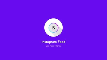 Adding Instagram Widget - Boo Tutorials