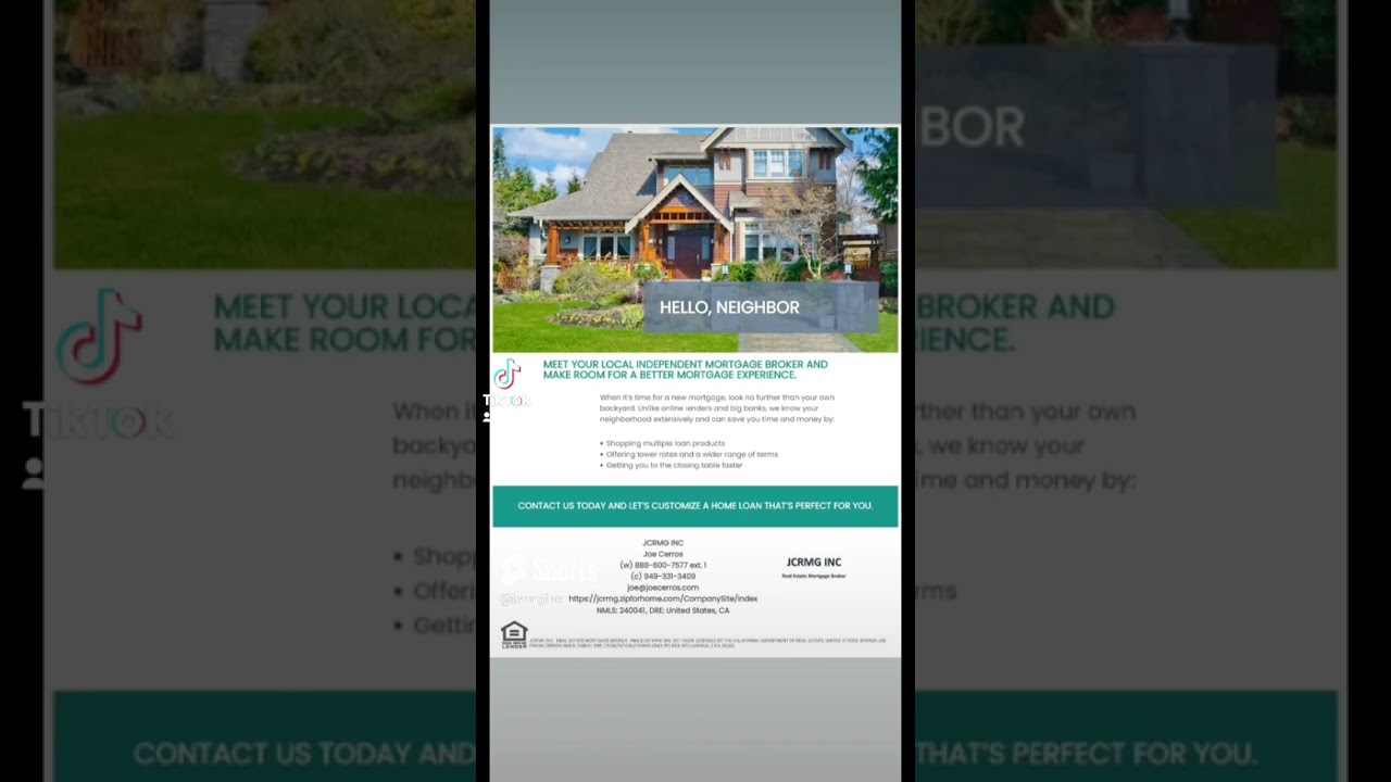 At JCRMG INC Mortgage, Joe Frank Cerros works to finding the perfect home loan for you.