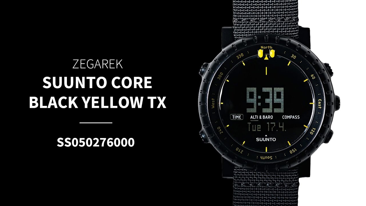 【新品】SUUNTO CORE BLACK YELLOW