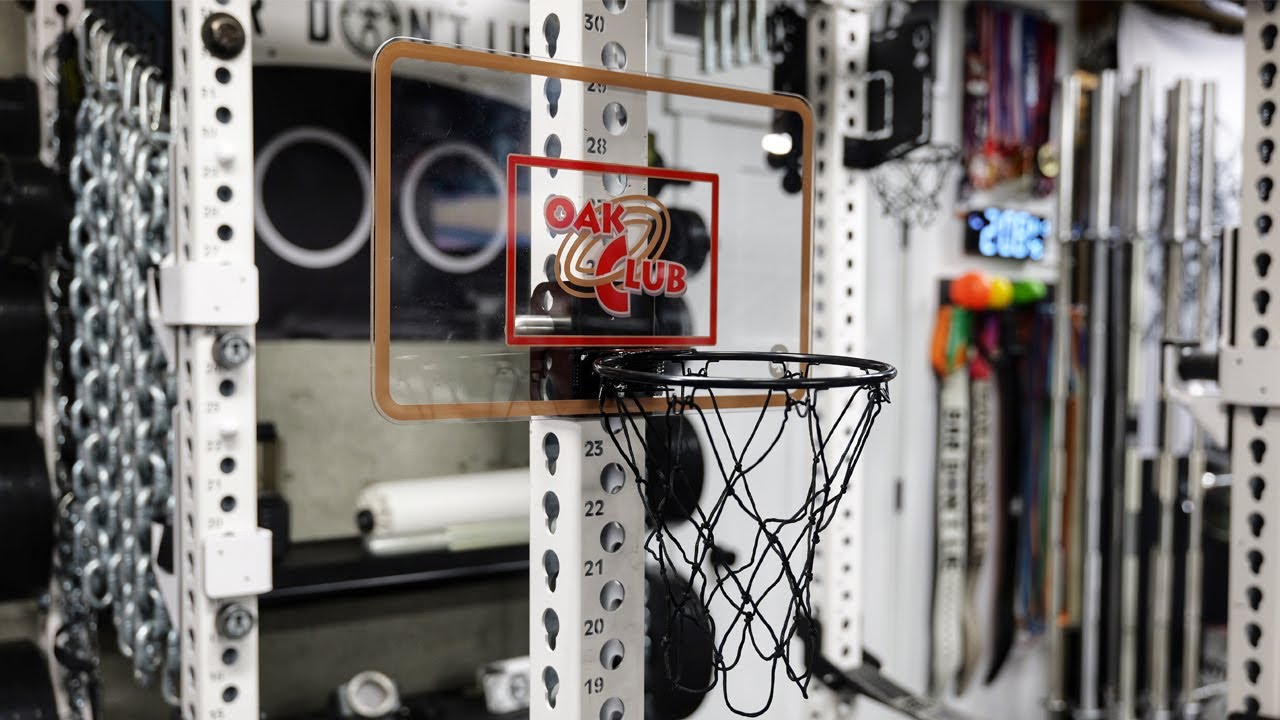 Oak Club Rack Rack Mounted Basketball Hoop - Oak Club Iron 2 - YouTube