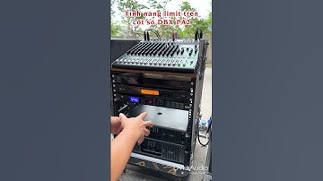 Chia sẻ, tính năng limit vô cùng quan trọng trong cốt số DBX PA2 #dvhaudio #shorts