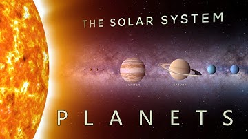 De planeten in ons zonnestelsel