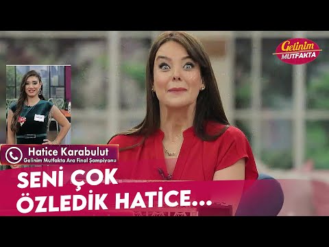 Hatice Karabulut Telefon Hattımızda - Gelinim Mutfakta 1 Mayıs Pazartesi