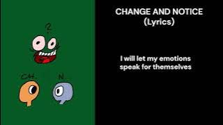CHANGE AND NOTICE