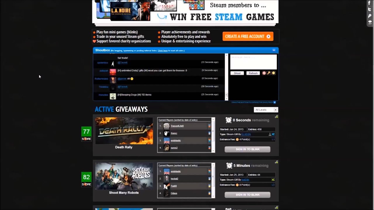 Playblink - Win Free Steam Games Every Day