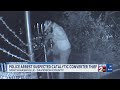 Police arrest suspected catalytic converter thief