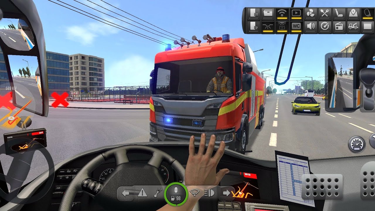 Bus Simulator : Ultimate | Amazing 🚒🎇👨‍🚒 | Zuuks | Mobile Gameplay | Drive with Devil 😈 