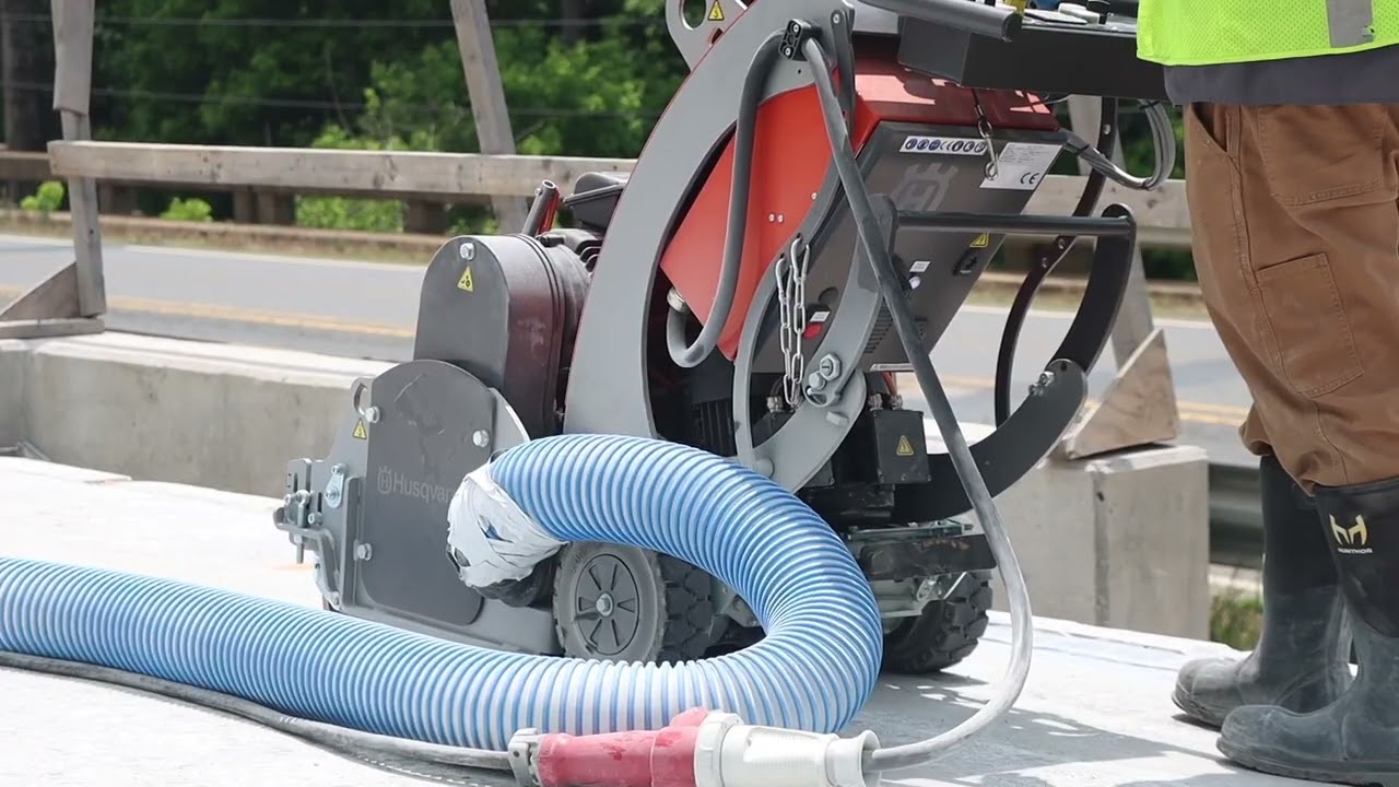 Waterless + Dustless  Concrete Surface Grinding