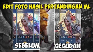 TUTORIAL Edit Foto Hasil Pertandingan ML di aplikasi PicsArt screenshot 1