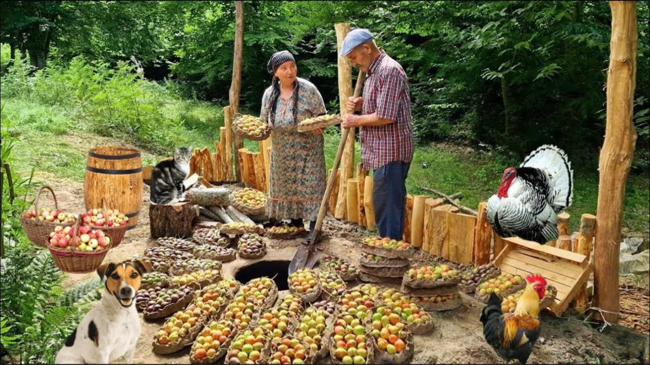 Сушим Фрукты в Деревне. Простой и Вкусный Способ Заготовки.