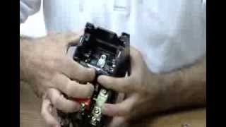 Square D Motor Starter disassembly