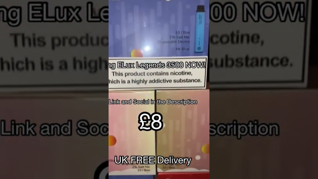 Selling E Lux Legend 3500 Puffs for £8 FREE DELIVERY UK 📦 Message me on Snapchat: puffplugvape
