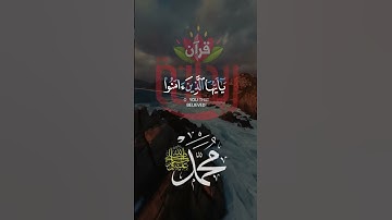 إن الله وملائكته يصلون على النبي.. #صلوا_على_النبي #ريحانة_قرآن #تلاوات #قرآن #رمضان #ستوريات