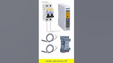 Automation system wiring components 🔌 | Power supply, sensors & relay setup #shorts #newvideo