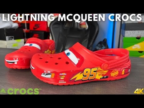 Lightning McQueen Crocs On Feet Review 