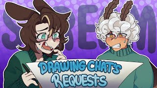 DRAWING CHAT REQUESTS 【Art Stream】 (ft. Milk_Way_ )