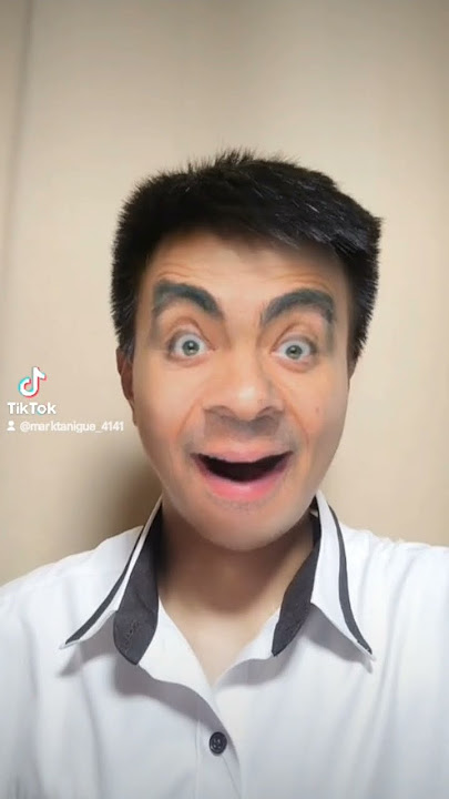 Mr. Bean TikTok Filter hehe #fyp #tiktok #shorts #mrbean #facefilter #filter #reels