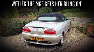 Some upgraded and replacement bits to improve Wetleg Von Tittybiscuits, my 1998 MGF