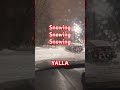 Driving in Snow and a black Ice #uber #lyft #driver #blackpink #snow #canada #risk #yt #reels #short