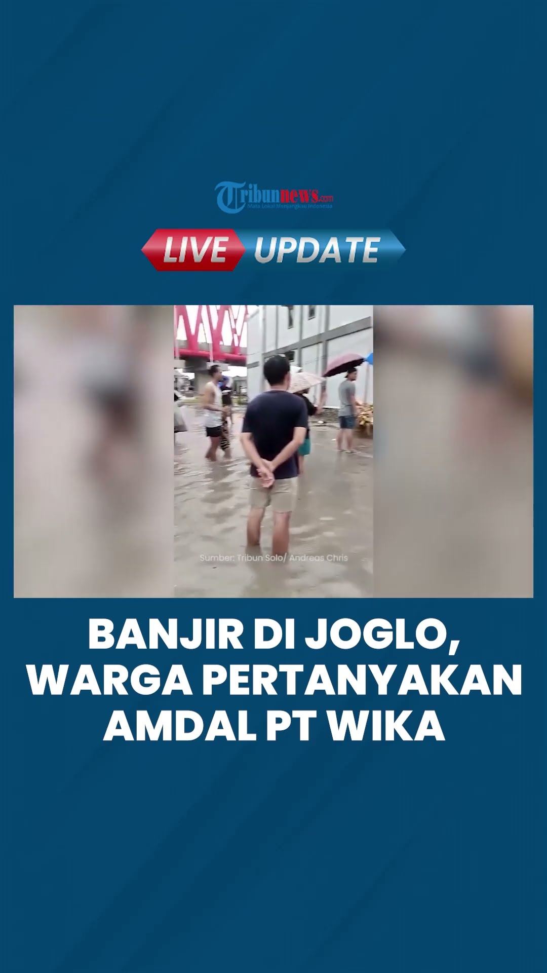 Proyek Strategi Nasional di Joglo Solo Dianggap sebabkan Banjir, Warga Pertanyakan AMDAL PT WIKA