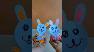 Hop into creativity! 🐰✨ Easy paper bunny craft anyone can try/#shots #diycrafts #bunnycraft