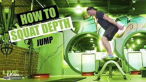 How To Do A Squat Depth Jump | Exercise Demonstration Video and Guide