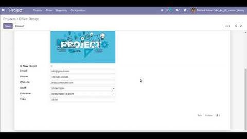 Project Custom Fields Odoo