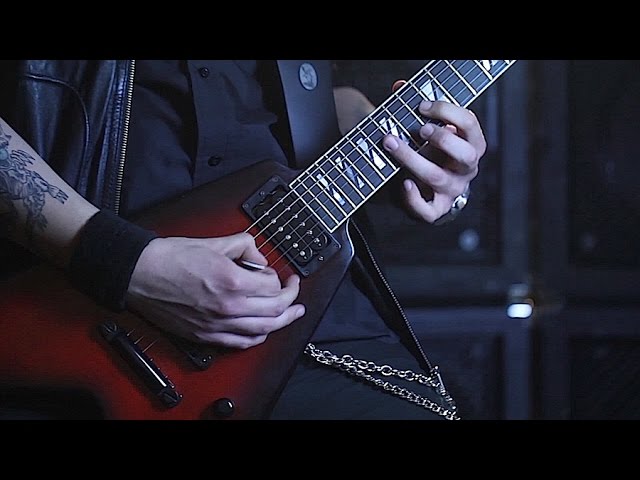 Epic Shred Metal Guitar : EVAN K - Blue Lightning class=