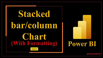 How to create stacked bar/column chart & formatting in Power BI | Hindi | Power BI Latest 2023 |S2V1