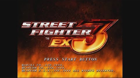20 Mins Of...Street Fighter EX 3 Intro (US/PS2)