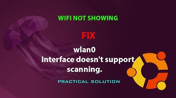 UBUNTU FIX: wlan0:Interface doesn