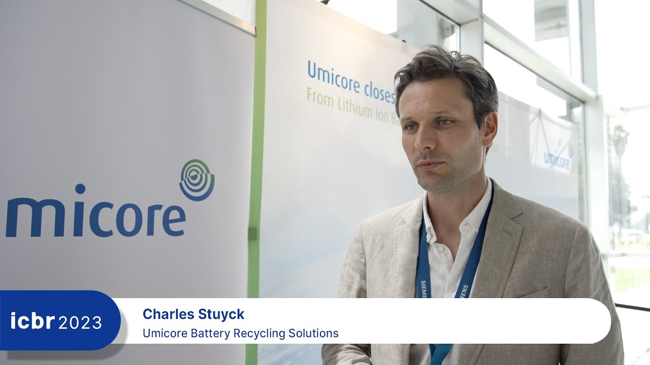 ICBR 2023 Interview Umicore Battery Recycling Solutions Charles icbr-2023-interview-umicore-battery-recycling-solutions-charles